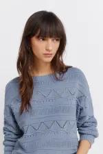 Джемпер pointelle из трикотажа