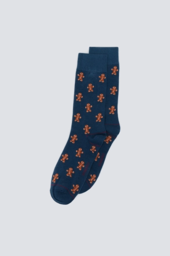 Шкарпетки з принтом у вигляді пряників