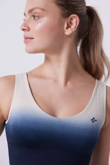 Безшовний спортивний бюстгальтер Comfort з ефектом омбре