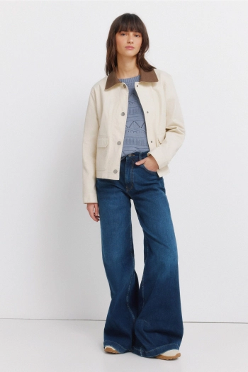 Джемпер pointelle из трикотажа