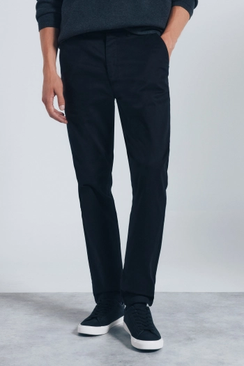 Штани-чіноси крою Slim fit з мікропринтом
