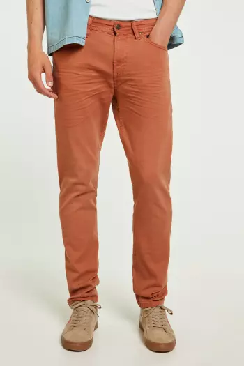 Брюки Slim Fit с пятью карманами