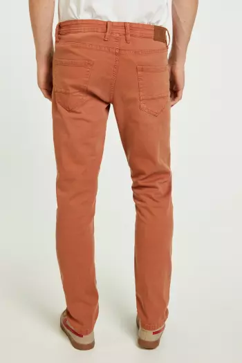 Брюки Slim Fit с пятью карманами