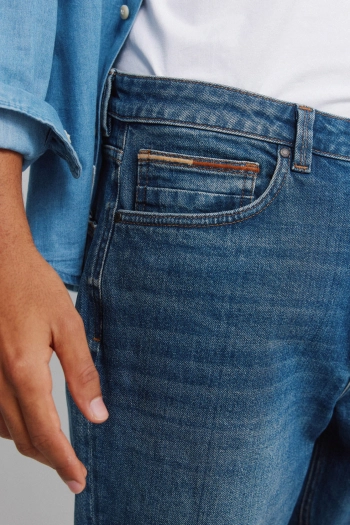 Джинси з ефектом тонування, стиль regular fit