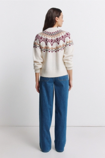 Широкі джинси з накладними кишенями