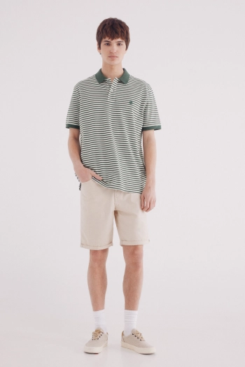 Легкі шорти-бермуди slim fit