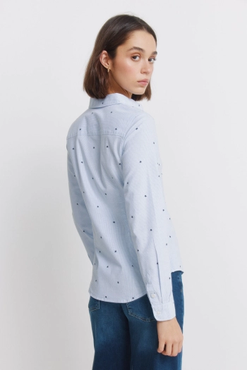 Рубашка из ткани Oxford