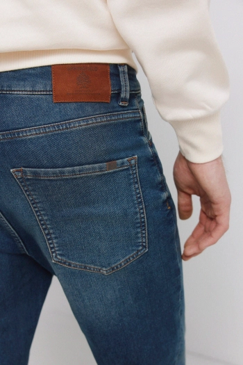 Джинси з ефектом тонування, стиль slim fit