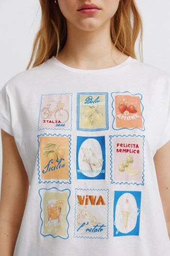 Футболка з коротким рукавом і малюнком