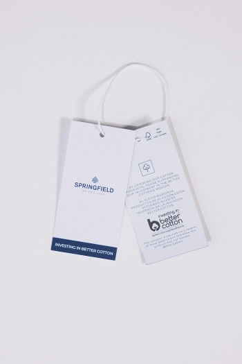 Штани-чінос з мікропринтом Slim fit