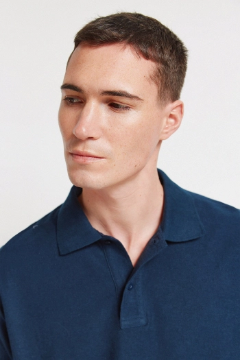 Поло структурное свободного кроя