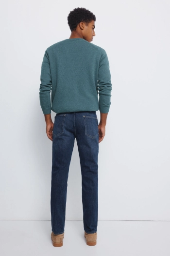 Джинси Slim Fit темно-середньої потертості