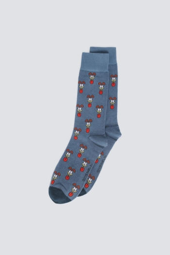 Високі шкарпетки з принтом