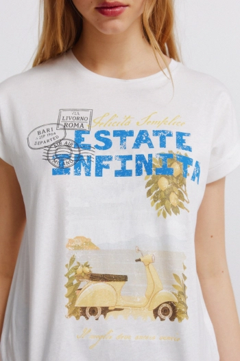 Футболка з коротким рукавом і малюнком