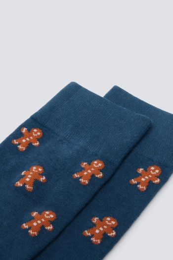 Шкарпетки з принтом у вигляді пряників