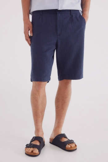 Льняные шорты-бермуды Slim fit