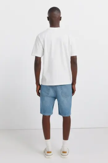 Джинсові бермуди прямого крою regular fit
