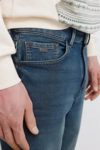 Джинси з ефектом тонування, стиль slim fit