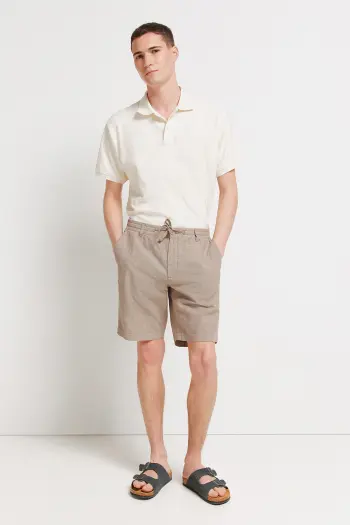 Бермуди slim fit з льону