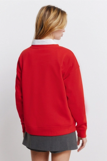 Червоний світшот L.A