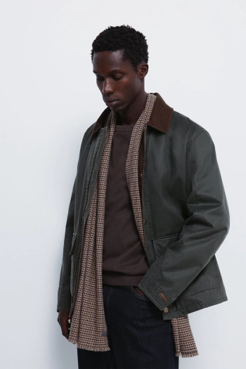 Шарф у міні-клітинку