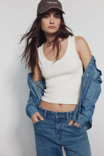 Джинси wide high-rise