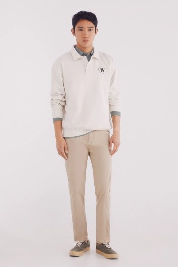 Брюки Slim fit с 5 карманами