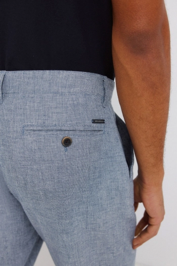 Бермуди доббі з льоном comfort fit