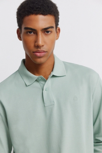 Поло  з довгим рукавом, regular fit