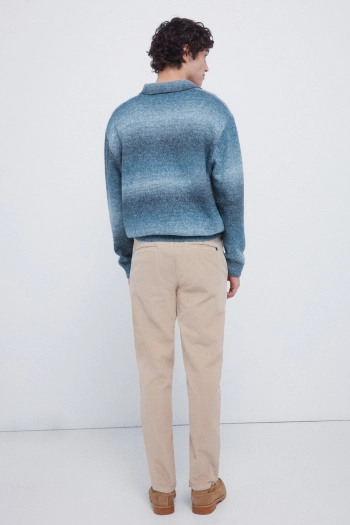 Штани чінос з вельвету крою slim fit