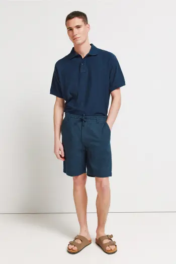 Бермуди slim fit з льону