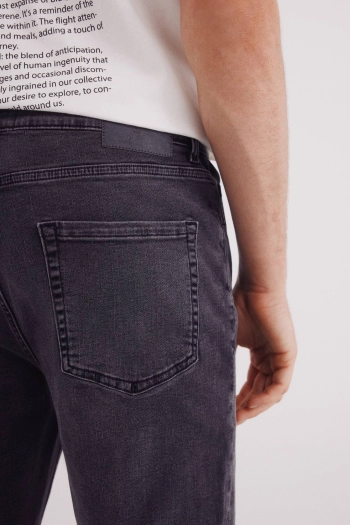 Темно-сірі джинси slim fit