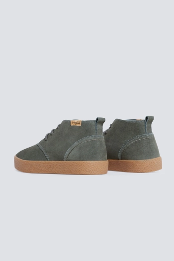 М'які шкіряні черевики до щиколотки