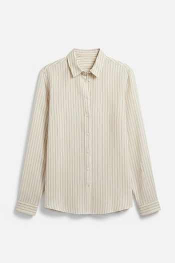 Базова сорочка з ефектом льону