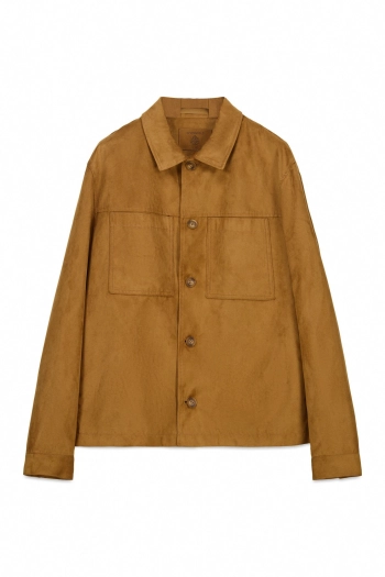Рубашка-куртка с эффектом замши