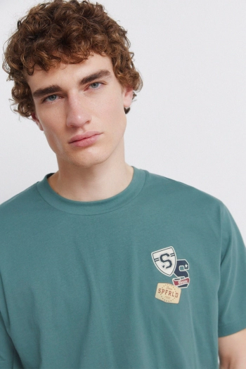 Футболка с логотипами Springfield