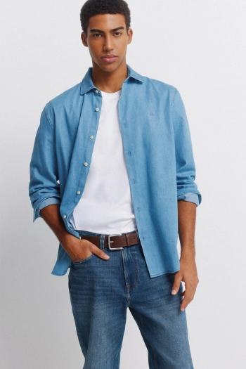 Джинси з ефектом тонування, стиль regular fit