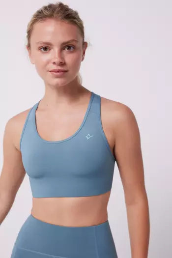 Бирюзовый спортивный бюстгальтер 4D Stretch
