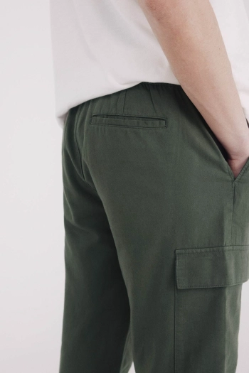 Льняные брюки-карго Slim fit