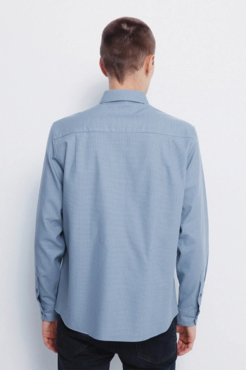 Класична сорочка двоколірної структури