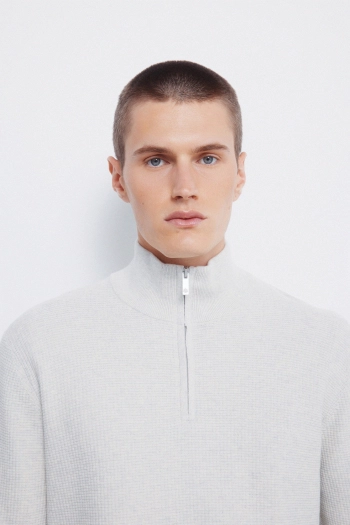 Базовый джемпер с застежкой-молнией