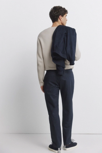 Чиносы узкого кроя с микропринтом