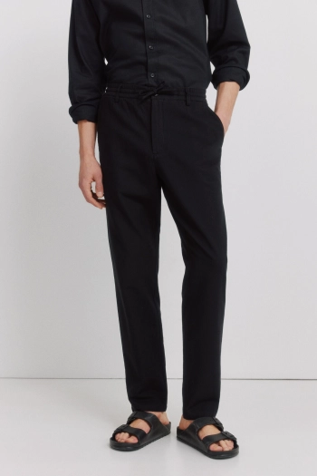 Брюки чиноиз льна