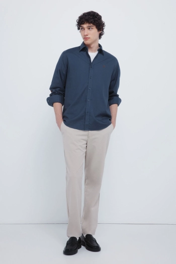 Фланелевая рубашка с налокотниками