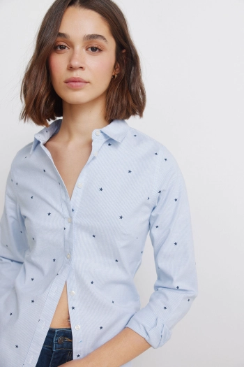 Рубашка из ткани Oxford