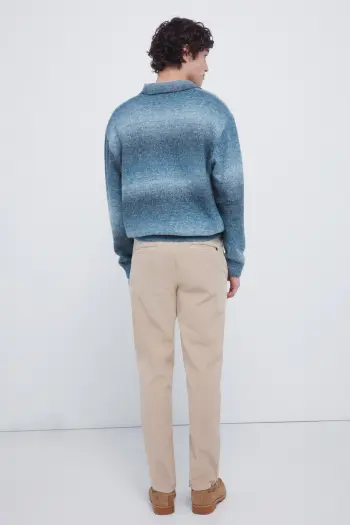 Штани чінос з вельвету крою slim fit