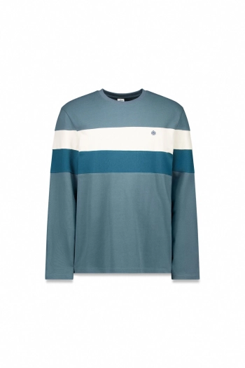 Футболка з довгим рукавом та вставками