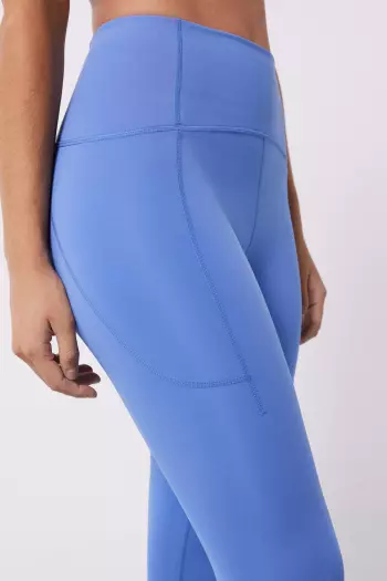 Голубые леггинсы 4D Stretch
