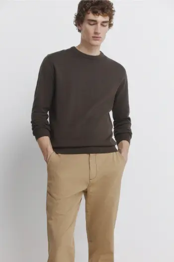 Штани чінос з вельвету крою slim fit
