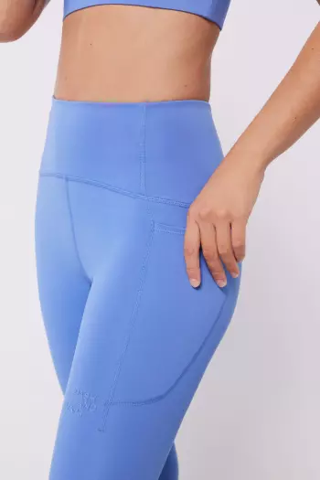 Голубые леггинсы 4D Stretch
